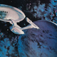 The Enterprise’s new design. Concept painting by Mike Minor, via Memory Alpha.